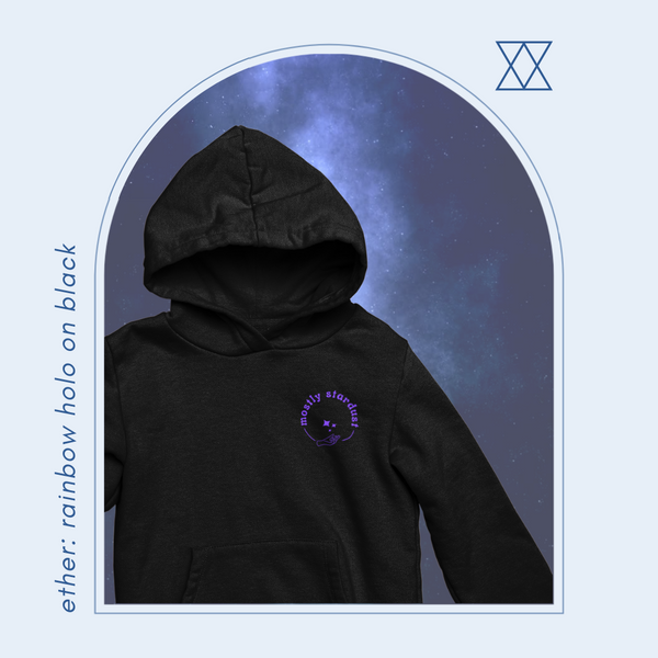 mostly stardust natal chart sweaters - youth hoodies & crewnecks