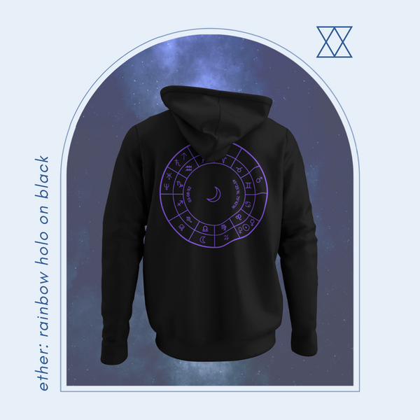 mostly stardust natal chart sweaters - adult hoodies