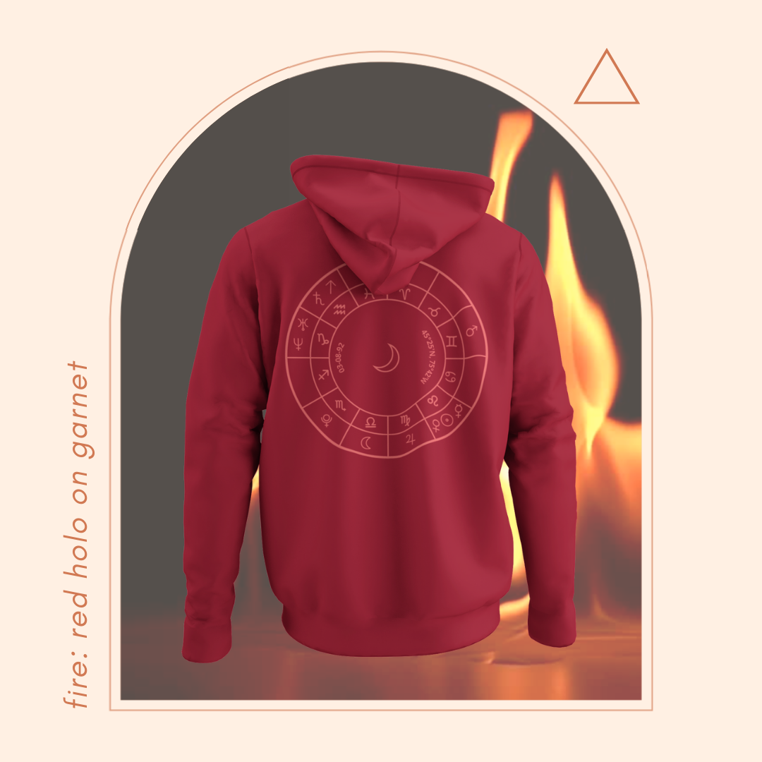 mostly stardust natal chart sweaters - adult hoodies