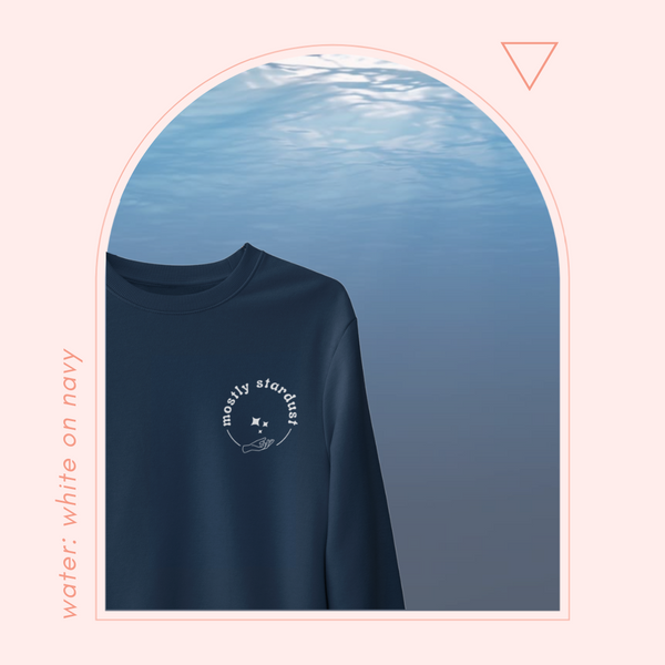 mostly stardust natal chart sweaters - youth hoodies & crewnecks